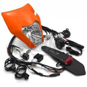 GRUF™ Universal Enduro Light Kit – Orange Headlight